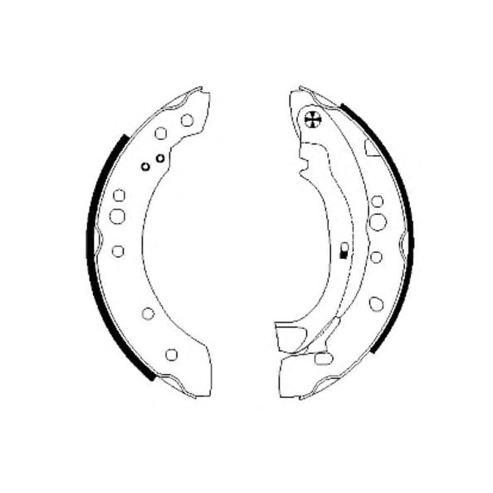 TEXTAR BREMSBACKEN HINTEN passend für CITROEN C2 C3 + Pluriel + PEUGEOT 1007 - BREMSANLAGE