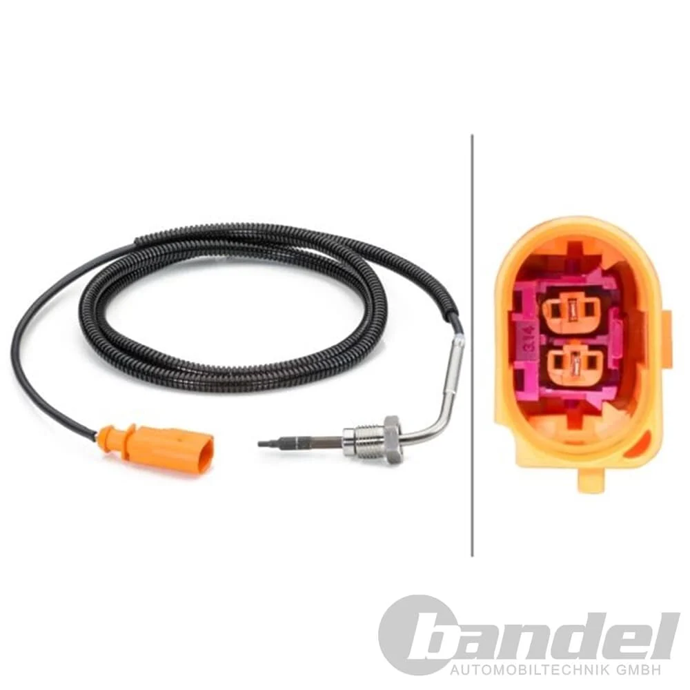 HELLA SENSOR ABGASTEMPERATUR 2-POLIG für VW MULTIVAN T5 2.5 BUS KASTEN PRITSCHE